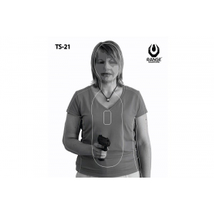 TS-21 Shooting Targets - 50 pcs