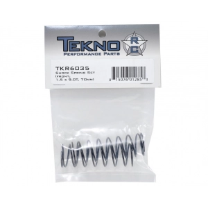 Tekno RC 70mm Front Shock Spring Set (Pink) (1.5 x 9.0T) (2) TKR6035
