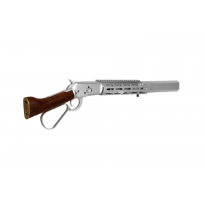 1873RS (Real Wood) Rifle - Silver