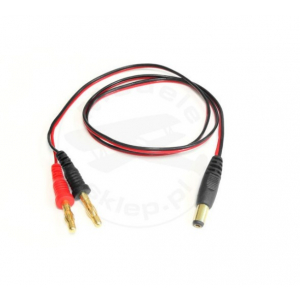 Perėjimas iš 4mm bananinės jungties į 2.1mm bananines jungtis