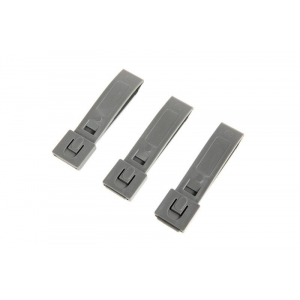 3" 3pcs polymer buckle set  - Foliage Green