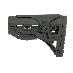 SLEEK BUTTSTOCK W/ CHEEK REST FOR M4/M16 - BLACK [BIG DRAGON]
