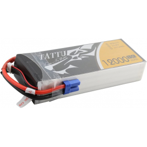 TATTU 12000mAh 14.8V 30C 4S1P Lipo Battery Pack with EC5