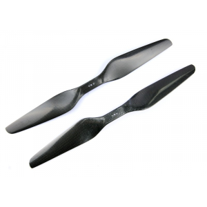 17 x 5.5 inch Wide Blade, 3-hole Direct Mounting 3K Carbon Propeller Set (one CW, one CCW)