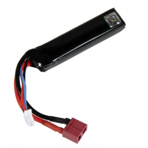 LiPo 7.4V 600mAh 20/40C Lipo akumualiatorius su T-jungtimi