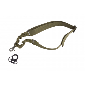 Vieno taško taktinis diržas su tvirtinimu M4/M16 - olive