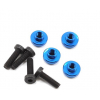 ProTek RC Aluminum Servo Mount Grommet (mėlyni) (4)