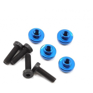 ProTek RC Aluminum Servo Mount Grommet (mėlyni) (4)