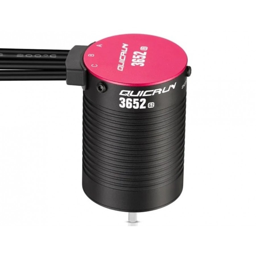 Hobbywing QuicRun 3652SL G2 5400Kv - black variklis