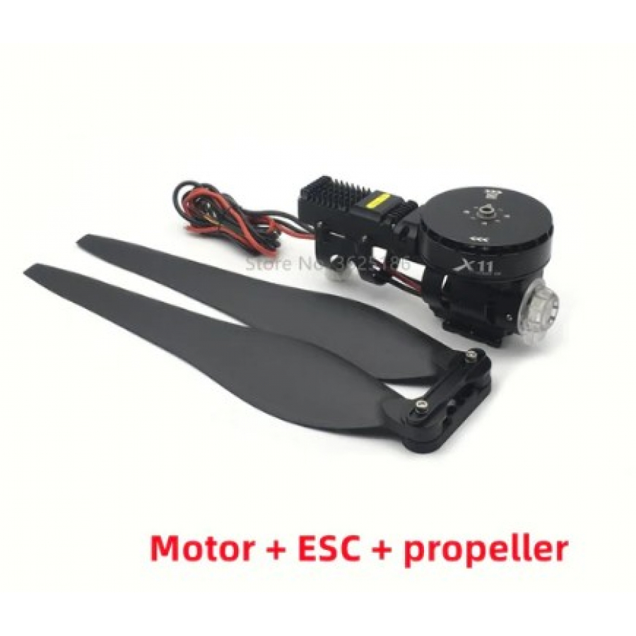Hobbywing X11 drono variklio ir ESC komplektas, su 41135 propeleriu CW KRYPTIS