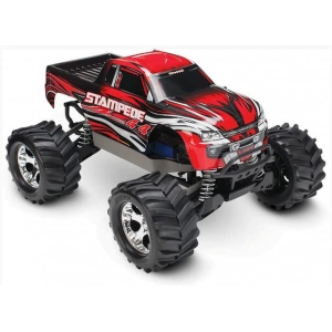 RC modelis Traxxas 1/10 Stampede 4X4 RTR Brushed 4WD Monster Truck - red