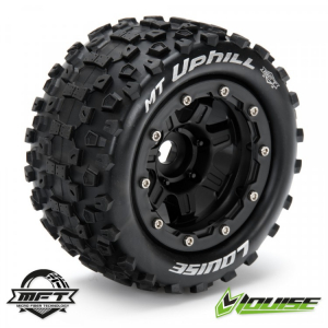 LOUISE MT-UPHILL padangos su ratlankiais skirtos Traxxas Maxx Soft Svart (MFT) (2)