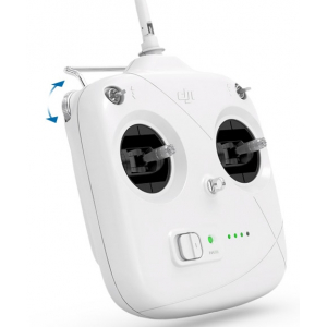 Valdymo pultas 2.4Ghz Phantom 2 (side dial & baterry indication) Nauja versija [260]