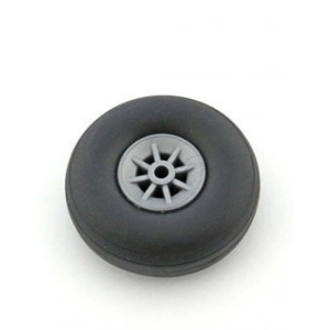 Rubber wheel 44 mm (nylon rim)