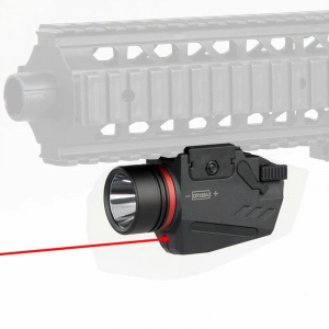 Tactical Flashlight & Laser Combo (150 Lumen)