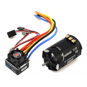 Hobbywing XR10 Justock sensorinis bešepetėlinis greičio reguliatorius/SD G2.1 Motor Combo (17.5T)