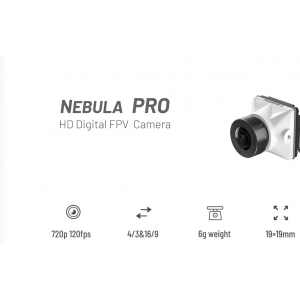 Caddx Nebula Pro skaitmeninė kamera balta