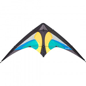 Yukon II Ice - Stunt Kite, age 12+, 80x175cm, incl. 45kp Polyester Line 2x20m