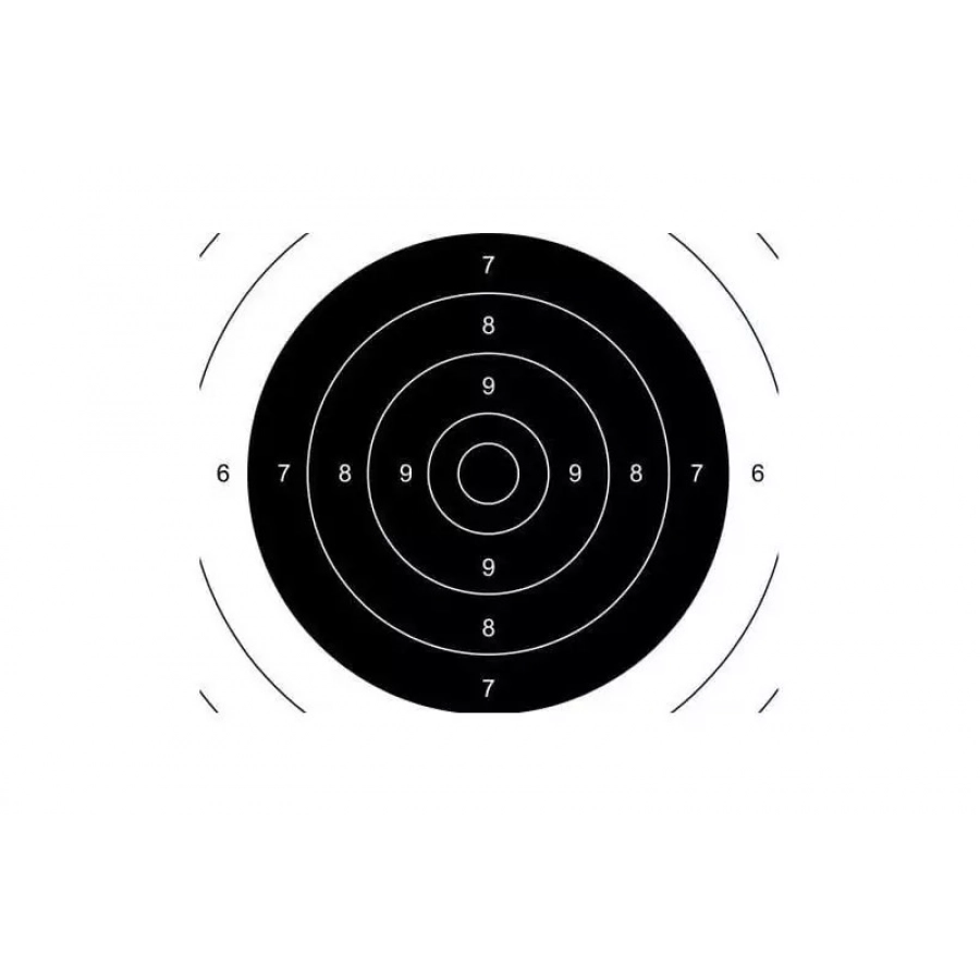 TS-2 PSP Shooting Target Middle - 50 Pcs