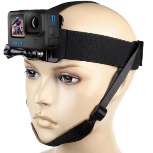Head Strap Belt Harness Mount with Chin Strap for GoPro Hero 11 10 9 8 7 6 5