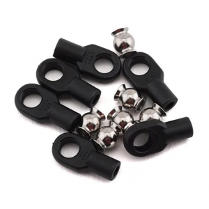 Traxxas Rod ends, small, with hollow balls (6) (for Revo steering linkage)