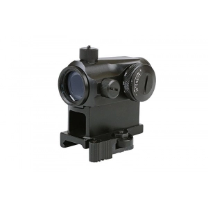 T1 red dot sight replica with QD mount and low mount - black