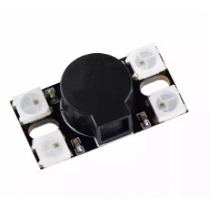 5V 110DB Super Loud Active Buzzer with WS2812 LED Light