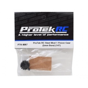 ProTek RC Steel Mod 1 Pinion Gear (5mm Bore) (14T)