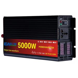 EASUN POWER Solar Power Inverter 5000W Pure Sine Wave 12V To 220V AC Voltage Converter Car Micro Inverter