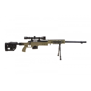 MB4411D sniper rifle replica with scope and bipod - olive