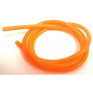 Silikoninė kuro žarnelė 2.5mm / 5.3mm 1m oranžinė