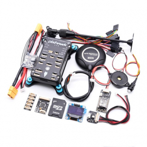 Pixhawk 2.4.8 PX4 PIX 32 Bit Flight Controller+M8N GPS+ 433/915Mhz 100/500mw Radio Telemetry+Safety Switch+Buzzer+rgb+I2C+ 4G SD