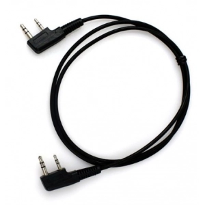 1m/3.28ft K-type 2 Pin Plug Cable for Baofeng Wouxun Kenwood...