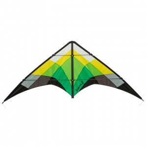Salsa III Jungle - Stunt Kite, age 14+, 80x188cm, incl. 50kp Polyester Line 2x20m