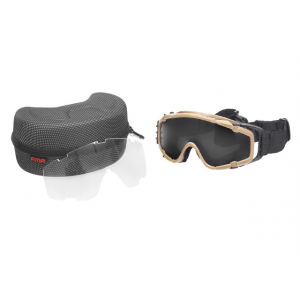 PROTECTIVE GOGGLE WITH BUILT-IN ANTI-FOG FAN - BLACK [FMA]