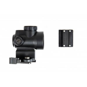 MRO Red Dot Sight Replica with riser + lower mount - black