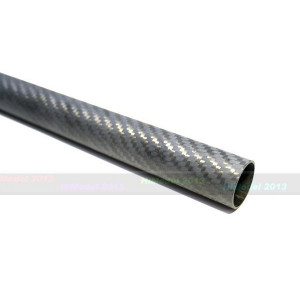 D28xd25xL1000mm 3K Matinis anglies pluošto vamzdelis