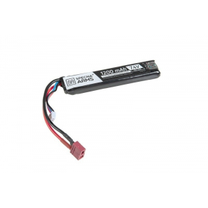 LiPo 7,4V 1200mAh 15/30C baterija - T-Connect (Deans)
