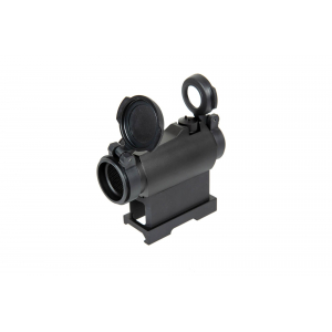 TR02 Red Dot Sight Replica with riser QD mount - black