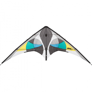 Jive III Aqua - Stunt Kite, age 14+, 82x196cm, incl. 50kp Polyester Line 2x25m