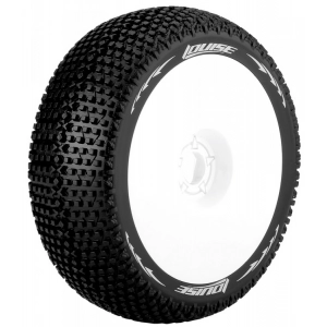 Tire & Wheel B-TURBO 1/8 Buggy Soft White (2)