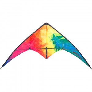Bebop Geo - Stunt Kite, age 8+, 60x145cm, incl. 20kp Polyester Line 2x20m
