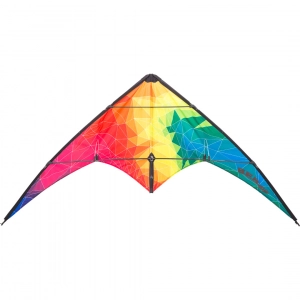 Bebop Geo - Stunt Kite, age 8+, 60x145cm, incl. 20kp Polyester Line 2x20m