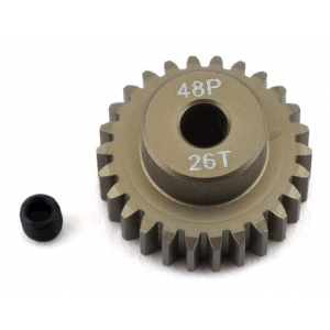 ProTek RC 48P Lightweight Hard Anodized Aluminum Pinion Gear (3.17mm Bore) (26T)
