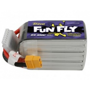 Tattu Funfly Series 1550mAh 22.2V 100C 6S1P Lipo akumuliatorius su XT60 jungtimi