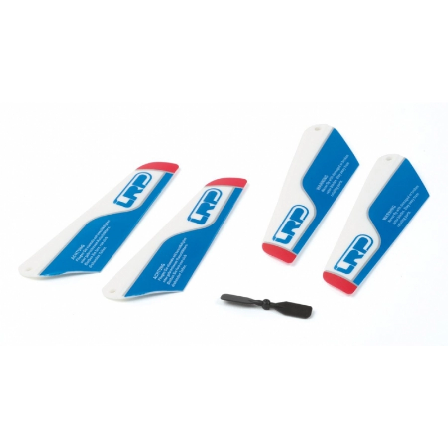 82mm Rotor blades (4 pcs) incl. Tail rotor - LRP LaserHornet 2.4GHz [122]