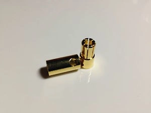 vyriškas ir moteriškas 6.5mm poliarizuota bananinė paauksuota Bullet jungtis RC baterijaESC