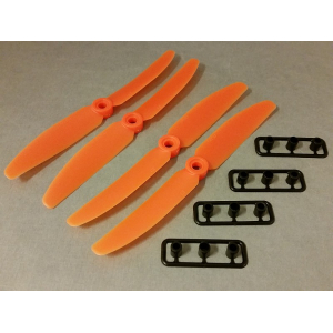 5x3 Gemfan Quadcopter propeleriai oranžiniai (2xCW & 2xCCW) (329000304-0) [188]