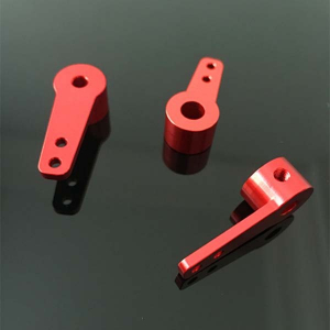 4mm Aluminum Steering Arm - Red