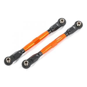 Traxxas Maxx Aluminum Front Toe Links (Orange) (2)